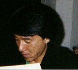 Jackie signing autographs
