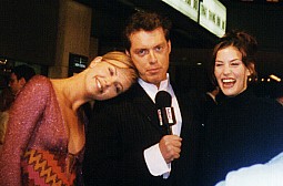 Charlize and Liv having fun