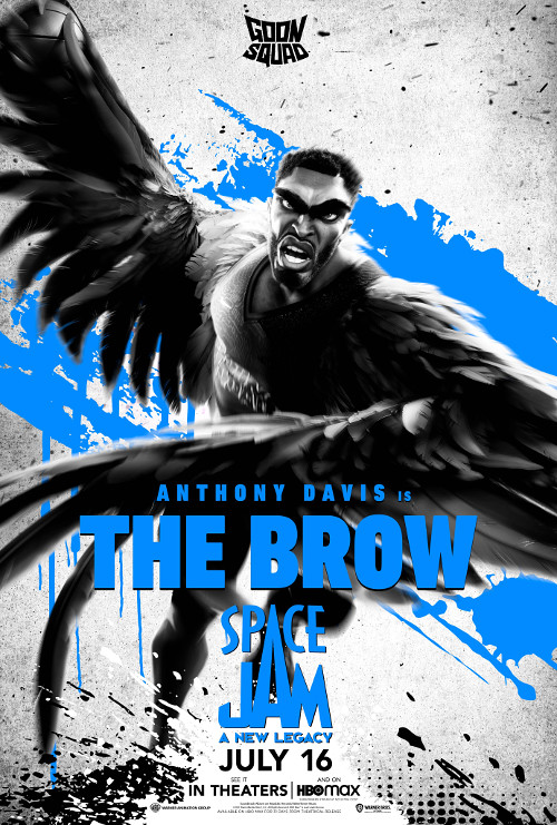 Anthony Davis as The Brow in Space Jam: A New Legacy